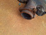 Right And left exhaust manifolds  with all hardware,heat shield 85 Che