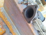 Right And left exhaust manifolds  with all hardware,heat shield 85 Che
