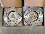 Front Drilled / Slotted Brake Rotors for 08-15 Smart ForTwo