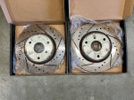 Front Drilled / Slotted Brake Rotors for 08-15 Smart ForTwo