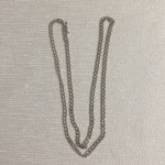 925 Sterling Silver Flat Chain Link Necklace 20"