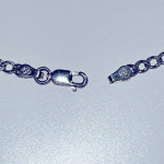 925 Sterling Silver Flat Chain Link Necklace 20"