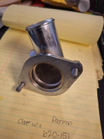 Chrome water outlet thermostat housings ford 390 fe engines