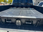 Decked truck bed drawers for F250