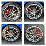 JDM 18" Advan RS-D Wheels w/ Tires off Honda Civic TypeR