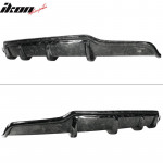 Tesla Model3 V Style Rear Bumper Diffuser - Forged Carbon Fiber