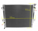 2003-2009 4th Gen TOYOTA 4RUNNER 4.0L V6 3 ROWs All Aluminum Radiator