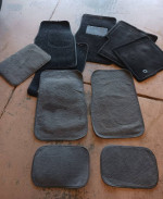 Assorted car floor mats