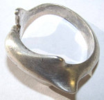 Dolphin Ring Sterling Size 8.5 or 9 Adjustable
