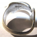 Dolphin Ring Sterling Size 8.5 or 9 Adjustable