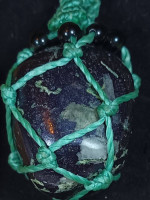 Very Rare Stone Necklace - NEW - Covellite Stone