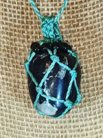 Very Rare Stone Necklace - NEW - Covellite Stone