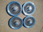 1972 - 1979 OLDSMOBILE WIRE SPOKE HUB CAPS