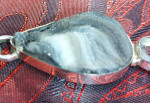 NEW Sterling Silver 925 Pendant Necklace -  Agate and Topaz
