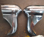 Vintage old school rat rod bumper guards