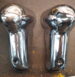 Vintage old school rat rod bumper guards