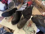 Steel toe boots