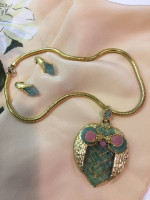 Vintage SWOBODA NECKLACE and EARRINGS