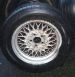 Tire (Newer) on Bent Aluminum Rim (225/60R16)