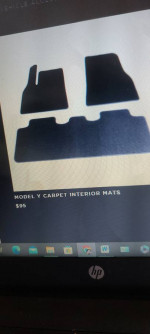 TESLA MODEL Y CARPET INTERIOR MATS