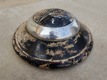Original OEM 1937 Ford V8 Car 12-1/2" Hubcap Center Cap Wheelcover