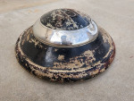 Original OEM 1937 Ford V8 Car 12-1/2" Hubcap Center Cap Wheelcover