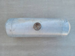 8" Round 24" Long Aluminum Gas Fuel Tank Hot Rat Rod T Bucket Sandrail
