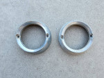 OEM 1960-1966 Chevrolet Pickup Truck Backup Light Trim Bezel Pair