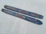 Original 1938-1946 GMC Pickup Truck Hood Side Emblem Molding Trim Pair