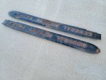 Original 1938-1946 GMC Pickup Truck Hood Side Emblem Molding Trim Pair