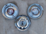 1955 Mercury Original OEM 15" Wheelcover Hubcap Center Cap Lot 3