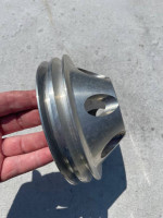 PULLEY 2 GROOVE ALUMINUM