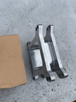 2 INCH CARB SPACER NEW IN BOX WITH STUDS ALUMINUM