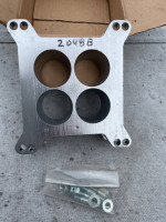 2 INCH CARB SPACER NEW ALUMINUM