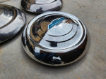 3 OEM 1951-1953 Chevrolet Belair 210 150 Dog Dish Hubcap Center Cap