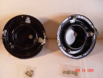 1955 Chevrolet Headlight Buckets. One Pair, Brand New w Clips