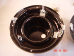 1955 Chevrolet Headlight Buckets. One Pair, Brand New w Clips
