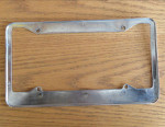 Cobra Carroll Shelby Motors license plate frame