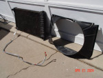 1968-1972 Chevelle, Used Radiator, Shroud, Cooler Lines.