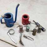 Vintage Swing-spout Oil Dispensers and Oil Can Spouts