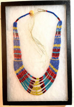 One of a Kind Art Necklace: Antique Venetian & Bohemian Beads
