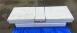 Delta 902000 White Compact Steel Gull Wing Dual Lid Truck Box