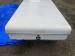 Delta 902000 White Compact Steel Gull Wing Dual Lid Truck Box