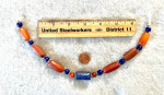 Fine Vintage Hand-Cut Nepalese Carnelian & Agate Beads with Silver