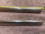 1955 Chevy GM Original Bel Air Door Trim Moldings Stainless Steel