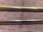 1955 Chevy GM Original Bel Air Door Trim Moldings Stainless Steel
