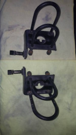 1953 - 1962 Corvette Original Spring Plate & U Bolts