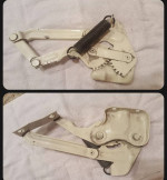 1955 1956 Chevy Belair Wagon 150 210 Hood Hinge, driver side, Original