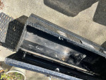 Truck bed tool / cargo box with key.