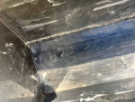 Truck bed tool / cargo box with key.
